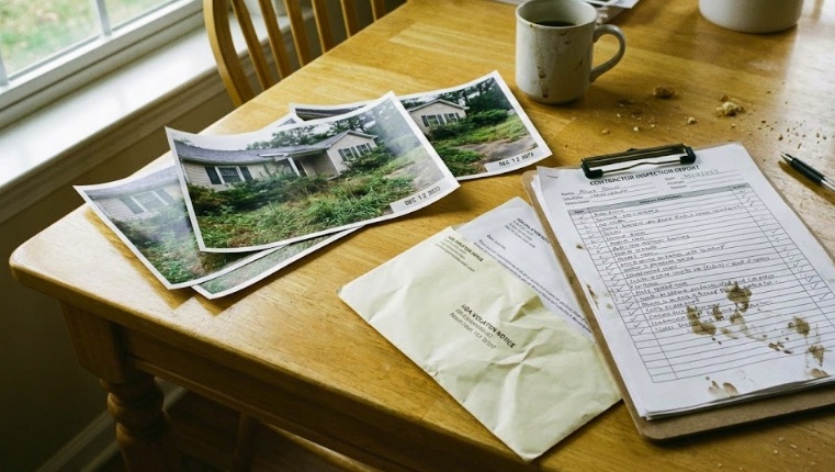 Examples of enforceable lease violation evidence including photos, HOA letters, and vendor reports.