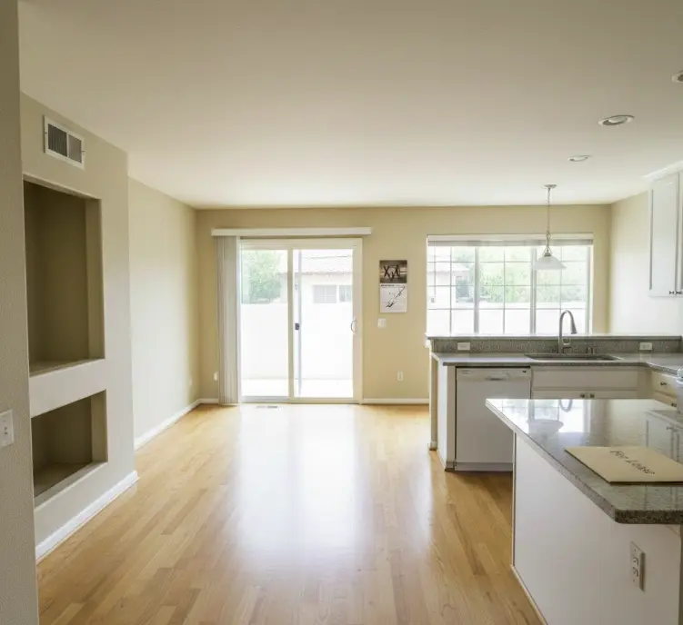 Vacant rental property interior representing NOI loss caused by HOA approval delays in Otay Ranch.
