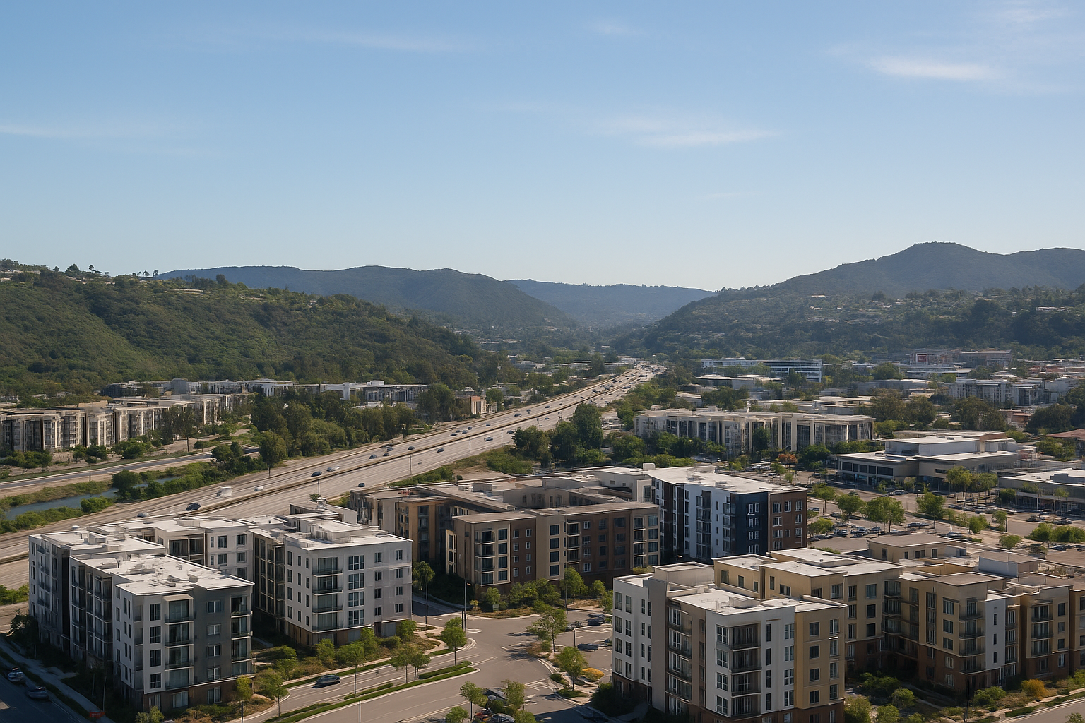 Diagram showing how California landlord-tenant law, local San Diego ordinances, and HOA rules apply to rental properties