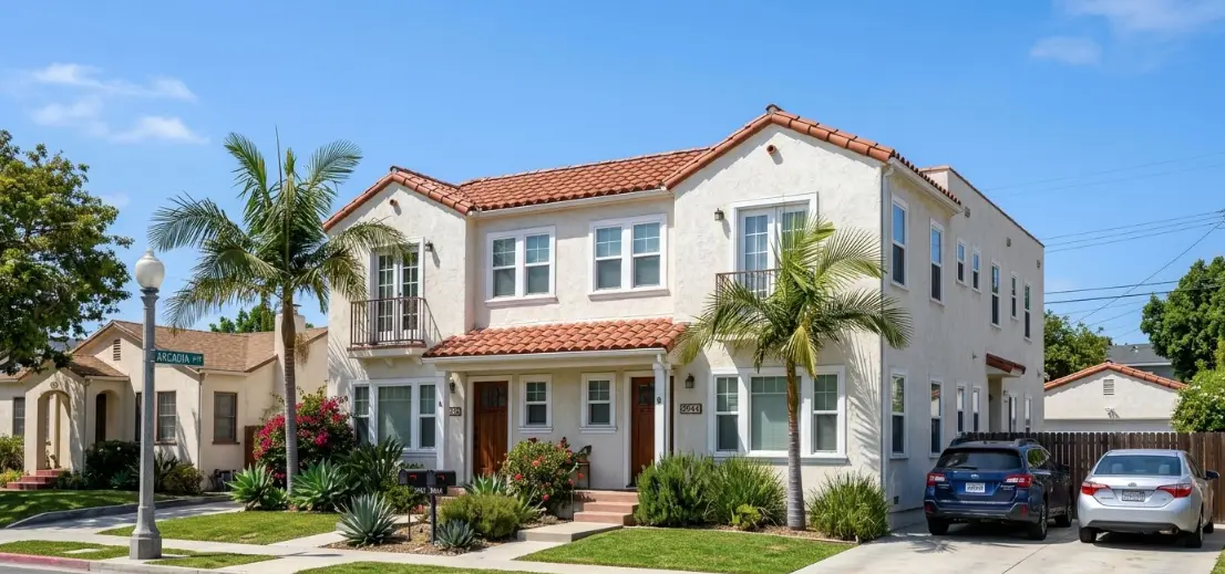 Small duplex rental property in San Diego subject to city rental unit business tax registration